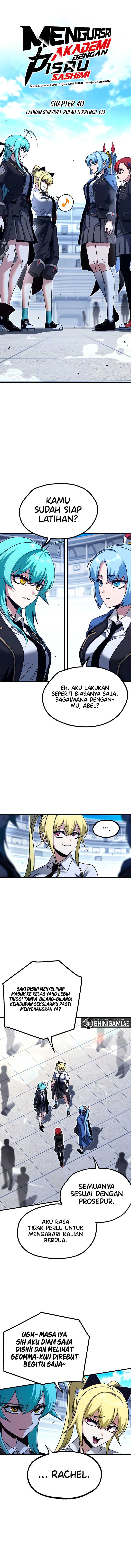 I Took over The Academy With a Single Sashimi Knife Chapter 40