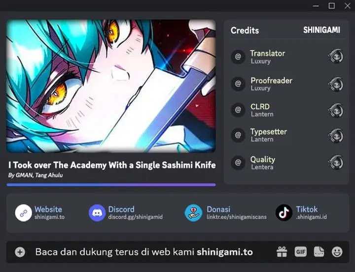 I Took over The Academy With a Single Sashimi Knife Chapter 45