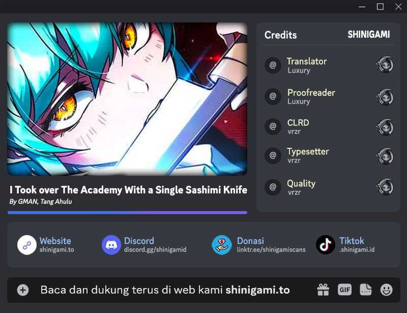 I Took over The Academy With a Single Sashimi Knife Chapter 46
