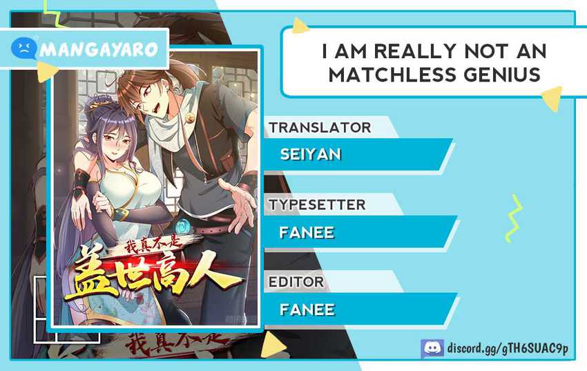 I Am Really Not an Matchless Genius Chapter 35