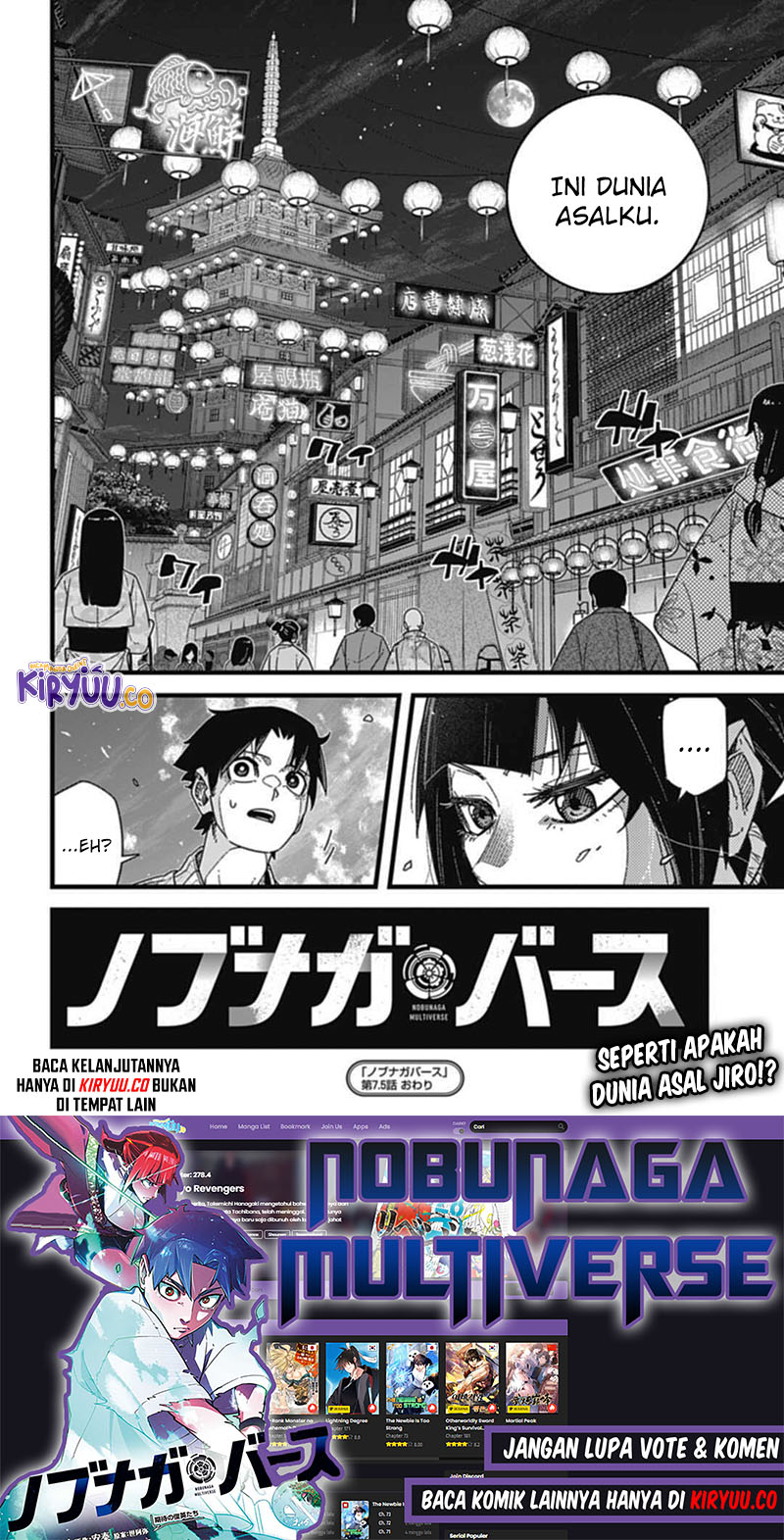Nobunaga Multiverse Chapter 7.5