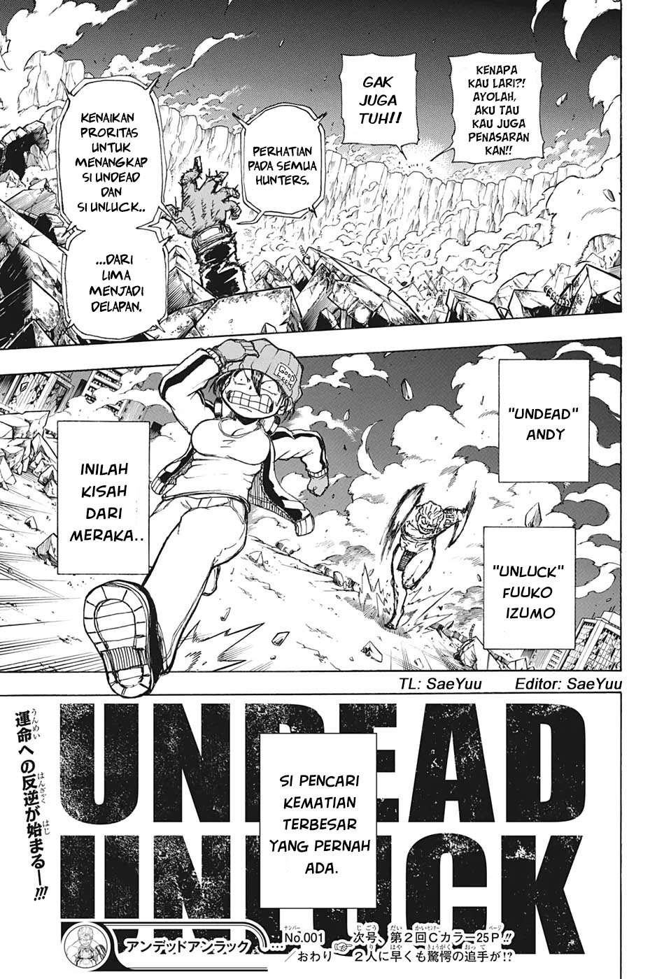 Undead Unluck Chapter 01