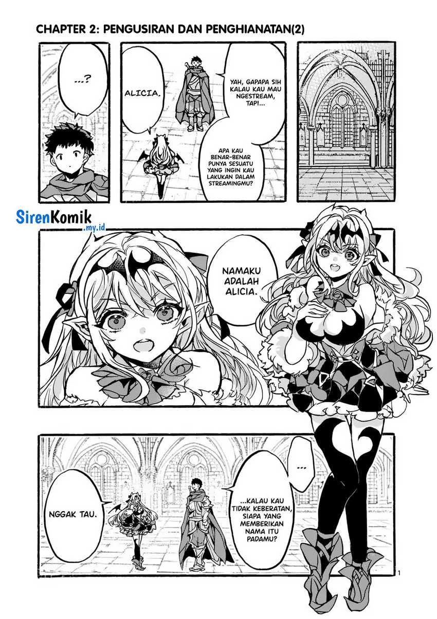 Yamiochi Yuusha No Haishin Haishin~Tsuihousare, Kakushi Boss Beya Ni Hourikomareta Kekka, Boss To Tansakushagari Haishin Wo Hajimeru~ Chapter 02