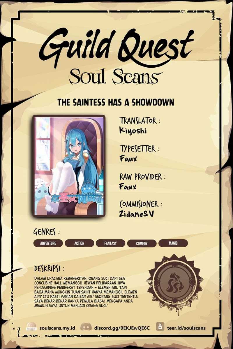 The Saintess Has a Showdown Chapter 72