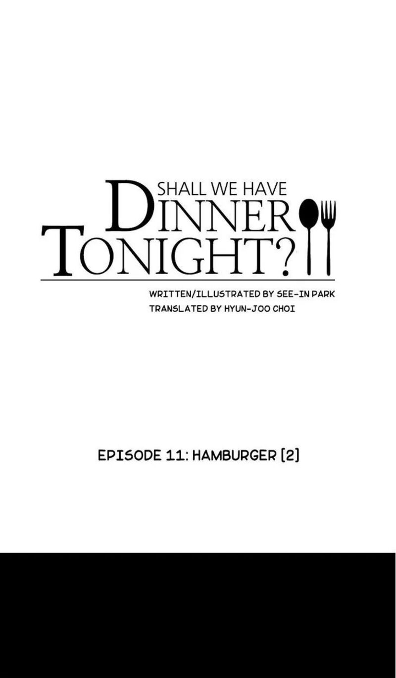 Shall We Have Dinner Tonight? Chapter 11