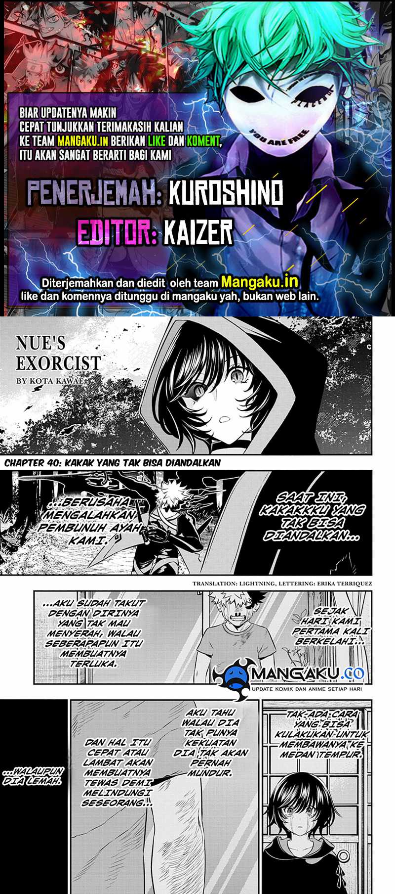Nue’s Exorcist Chapter 40