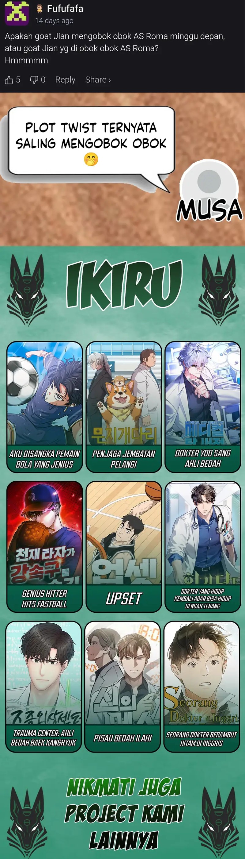 I’m Being Misunderstood as a Soccer Genius Chapter 38