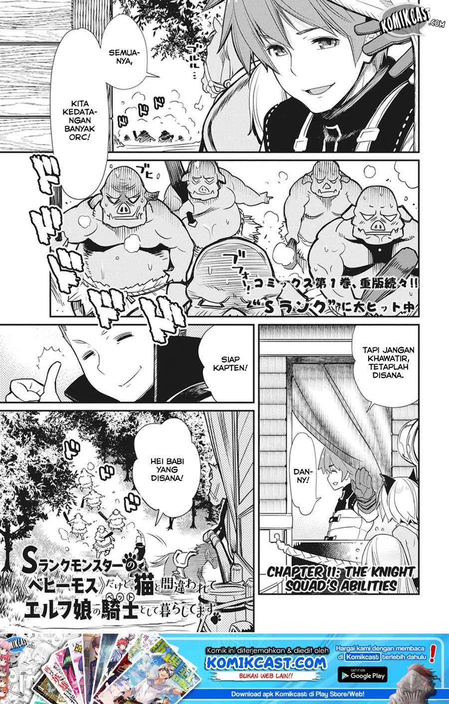 S-Rank Monster no Behemoth Dakedo, Neko to Machigawarete Erufu Musume no Kishi (Pet) Toshite Kurashitemasu Chapter 11