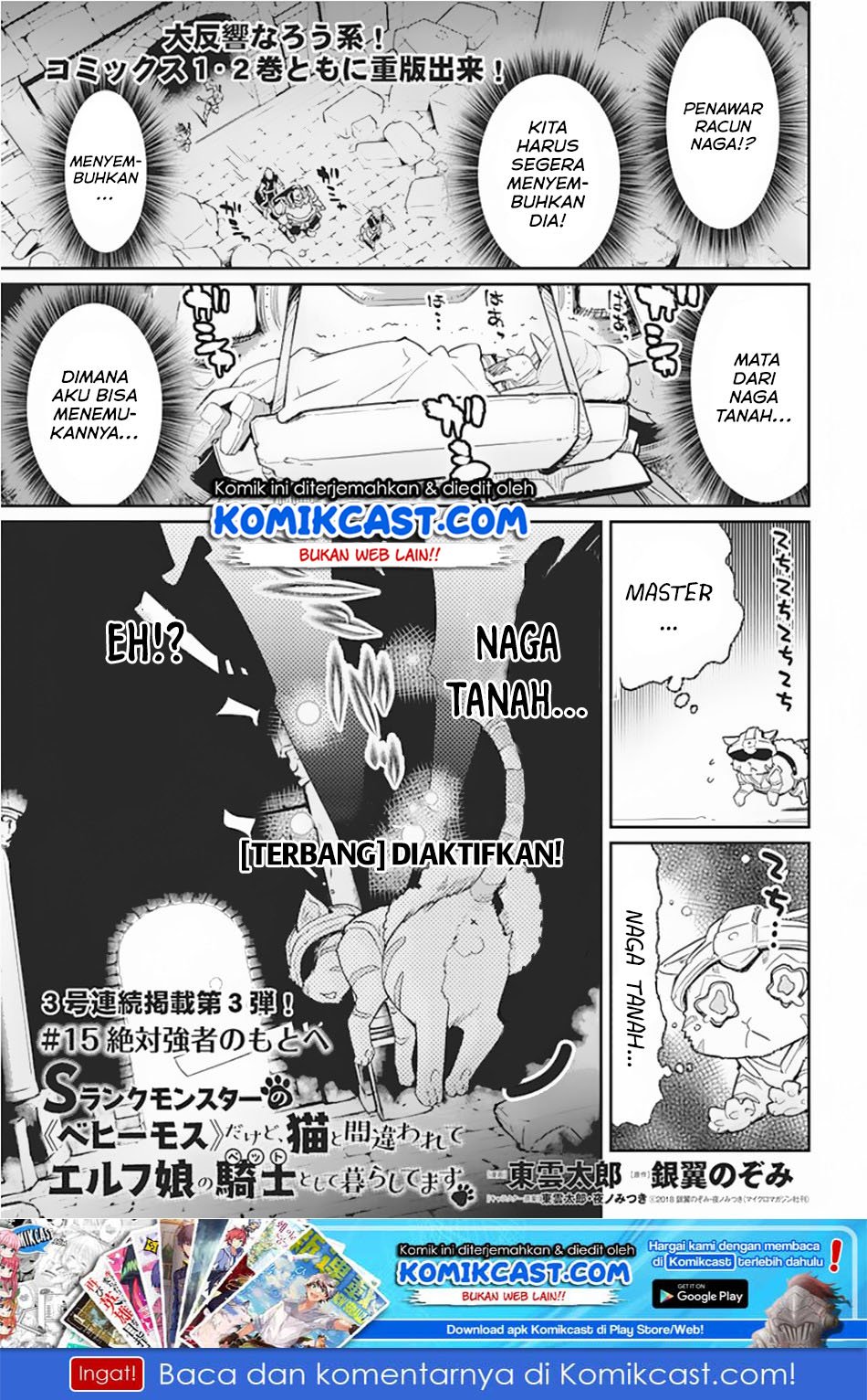 S-Rank Monster no Behemoth Dakedo, Neko to Machigawarete Erufu Musume no Kishi (Pet) Toshite Kurashitemasu Chapter 15