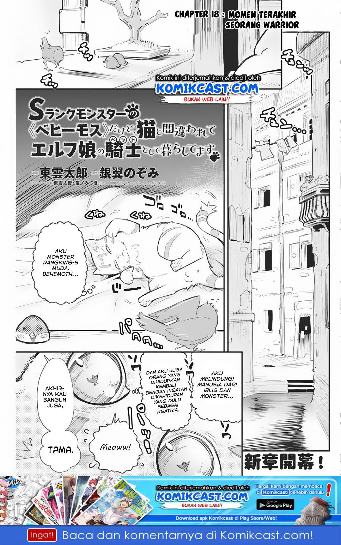 S-Rank Monster no Behemoth Dakedo, Neko to Machigawarete Erufu Musume no Kishi (Pet) Toshite Kurashitemasu Chapter 18