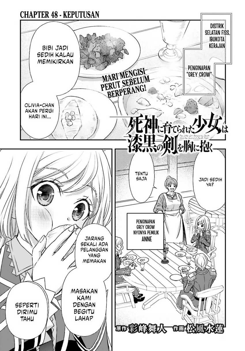 Shinigami ni Sodaterareta Shoujo wa Shikkoku no Tsurugi wo Mune ni Idaku Chapter 48