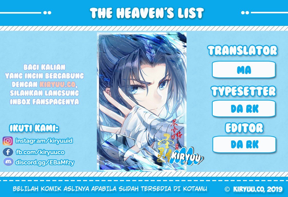 The Heaven List Chapter 11.5