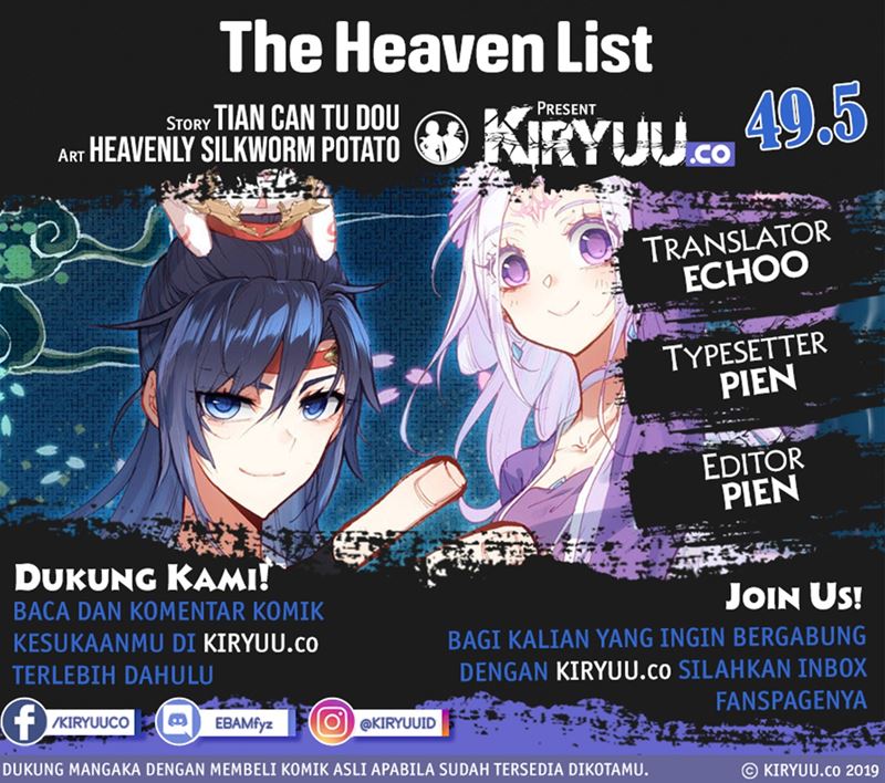 The Heaven List Chapter 49.5