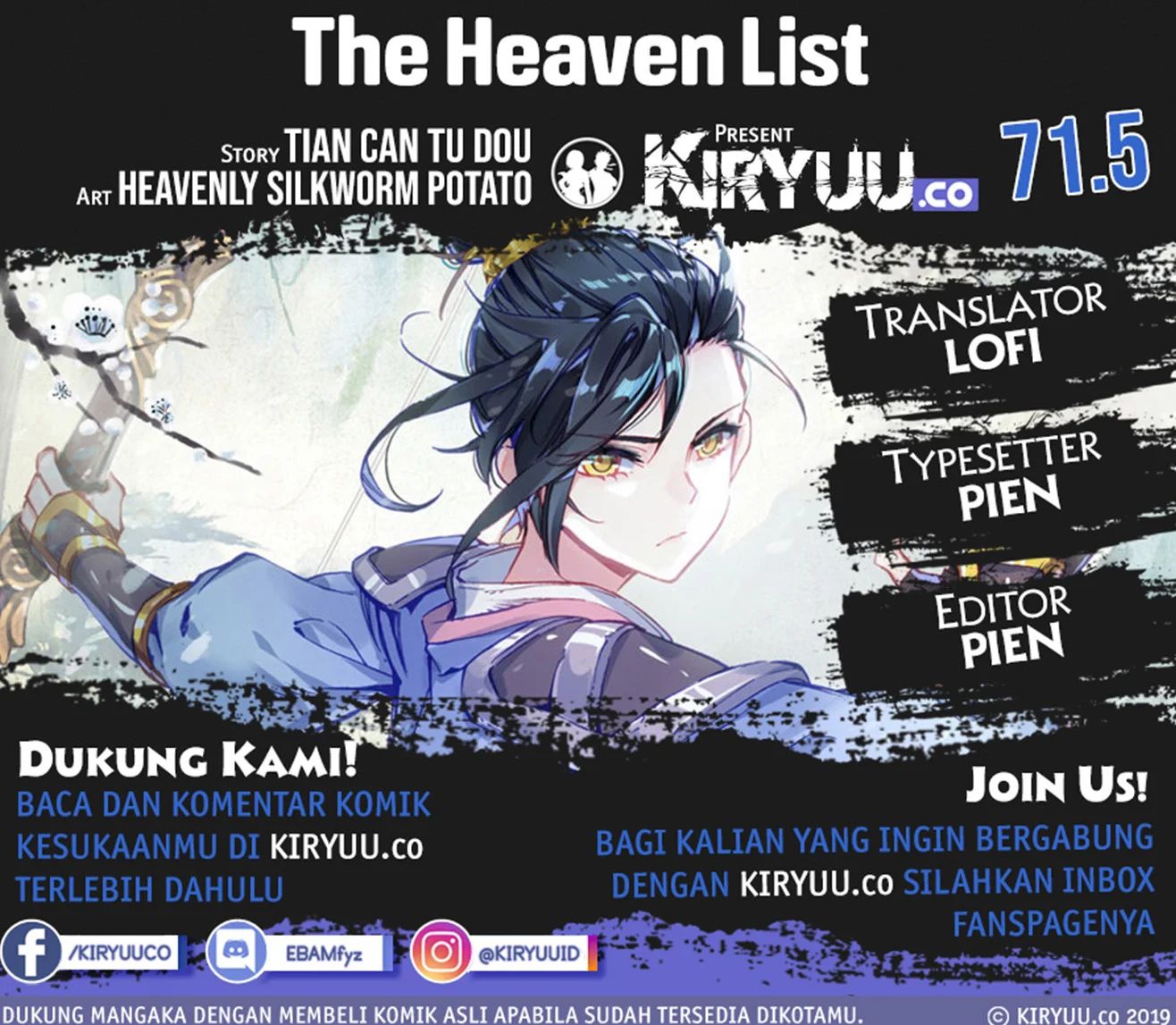 The Heaven List Chapter 71.5