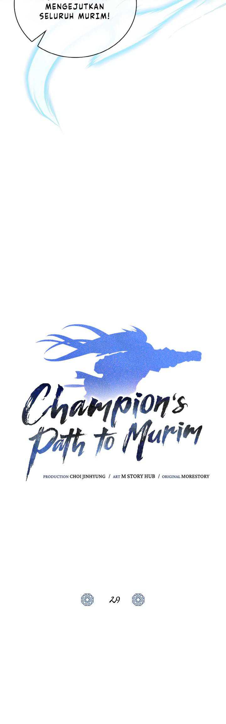 Champion’s Path to Murim Chapter 29