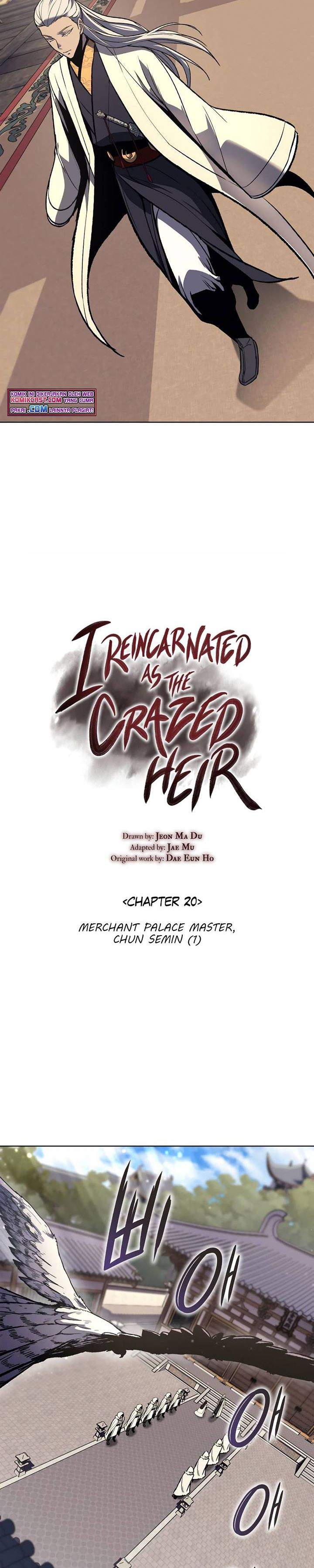I Reincarnated As the Crazed Heir Chapter 20