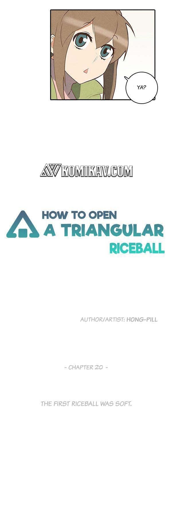 How to Open a Triangular Riceball Chapter 20