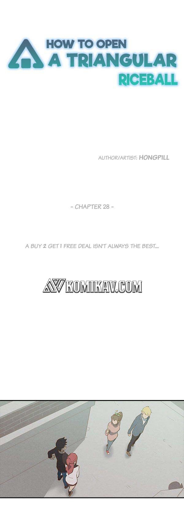 How to Open a Triangular Riceball Chapter 28 page 3