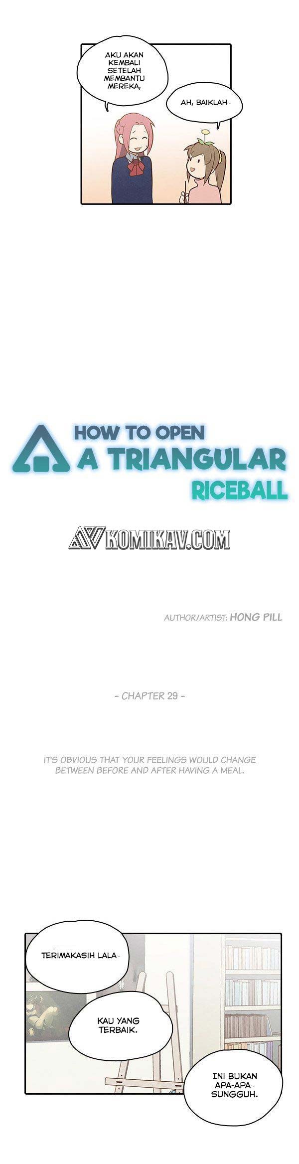 How to Open a Triangular Riceball Chapter 29 page 3