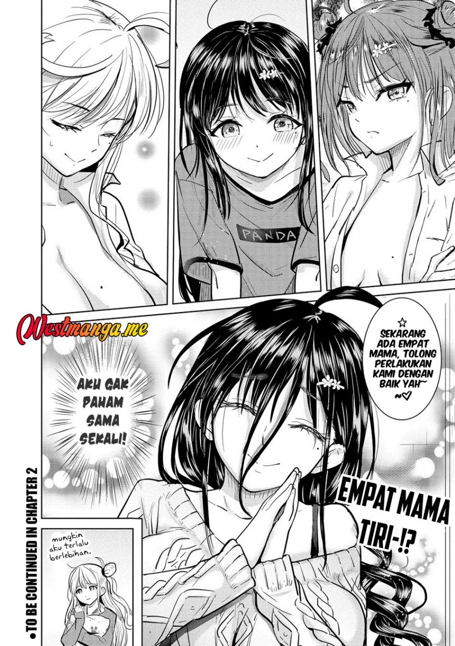 Yonin no Mama no Sei de Ore no Rabukome ga Mama Naranai chapter 1 halaman 48