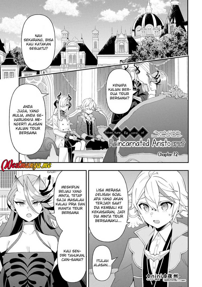 Tensei Kizoku no Isekai Boukenroku ~Jichou wo Shiranai Kamigami no Shit Chapter 72