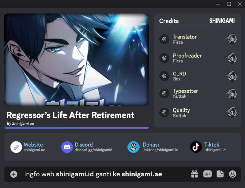 Regressor’s Life After Retirement Chapter 01