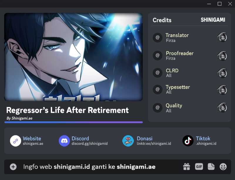 Regressor’s Life After Retirement Chapter 09