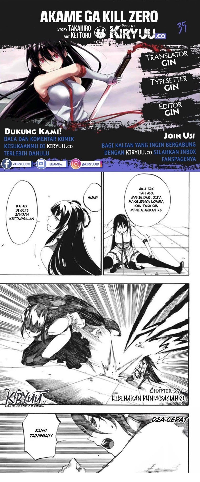 Akame ga Kill! Zero Chapter 35