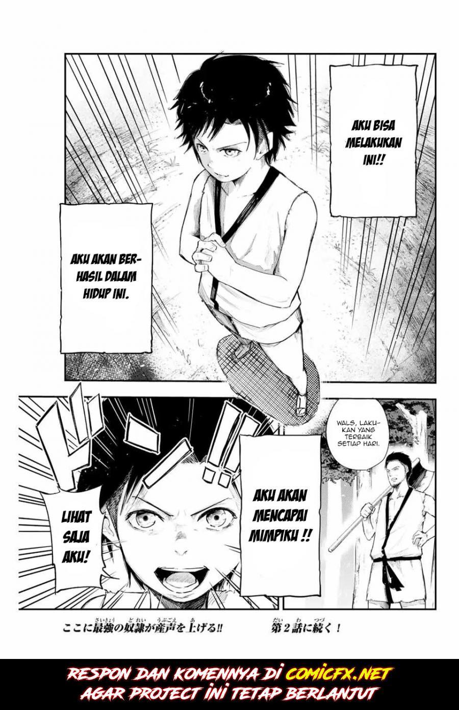 Dorei Tensei: Sono Dorei, Saikyou no Moto Ouji ni Tsuki Chapter 01.2