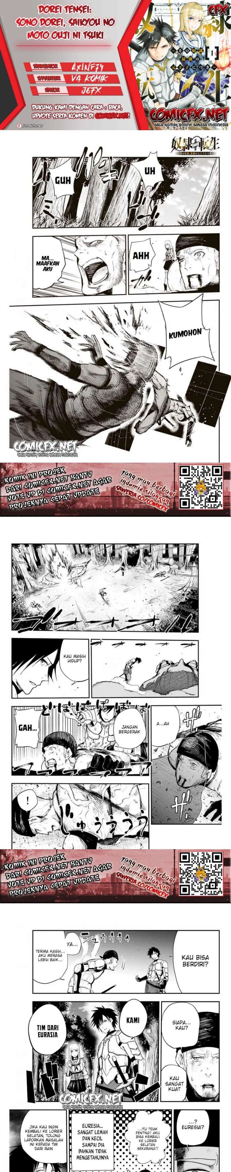 Dorei Tensei: Sono Dorei, Saikyou no Moto Ouji ni Tsuki Chapter 07