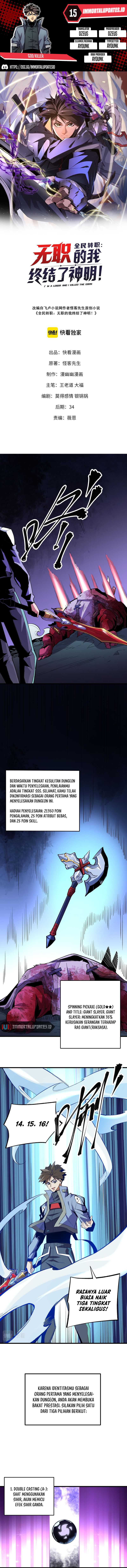 Job Changing for the Entire Population: The Jobless Me Will Terminate the Gods (God Killer) Chapter 15