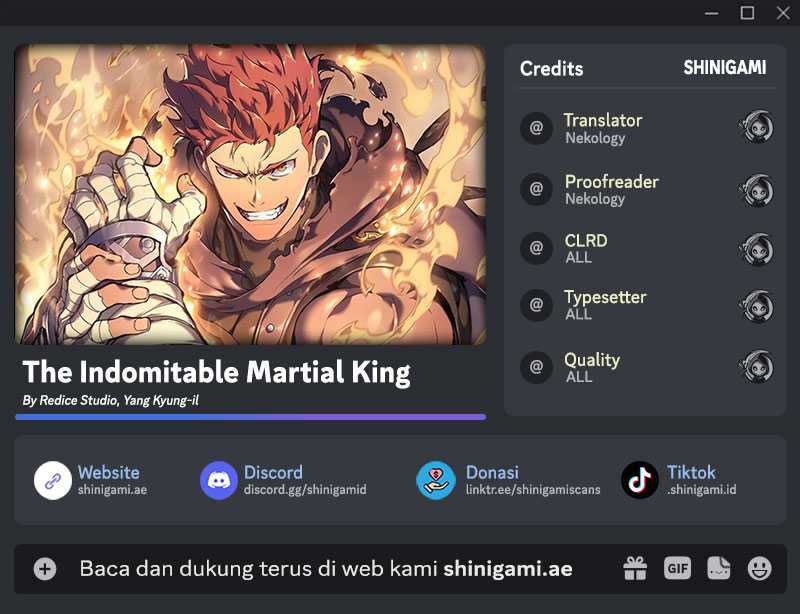 The Indomitable Martial King Chapter 08