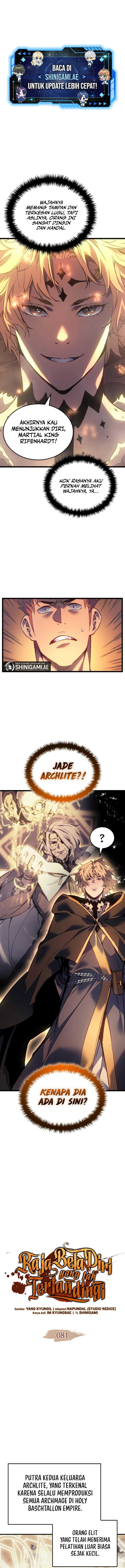 The Indomitable Martial King Chapter 81
