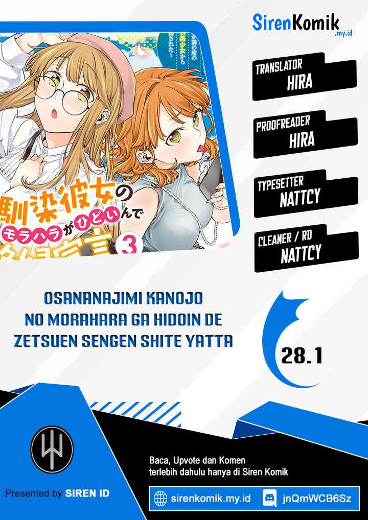 Osananajimi Kanojo no Morahara ga Hidoin de Zetsuen Sengen shite Yatta Chapter 28.1