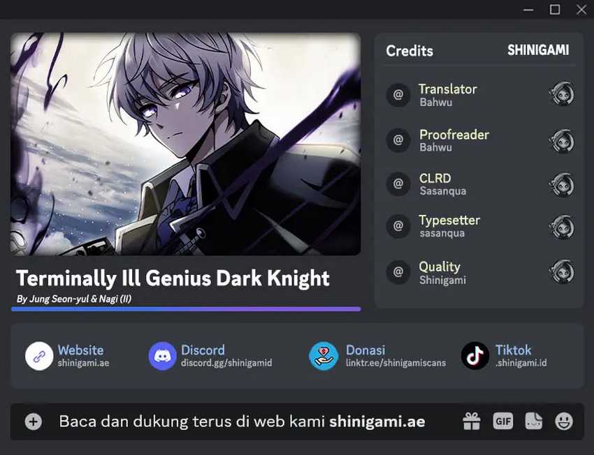 
Terminally-Ill Genius Dark Knight  Chapter 72