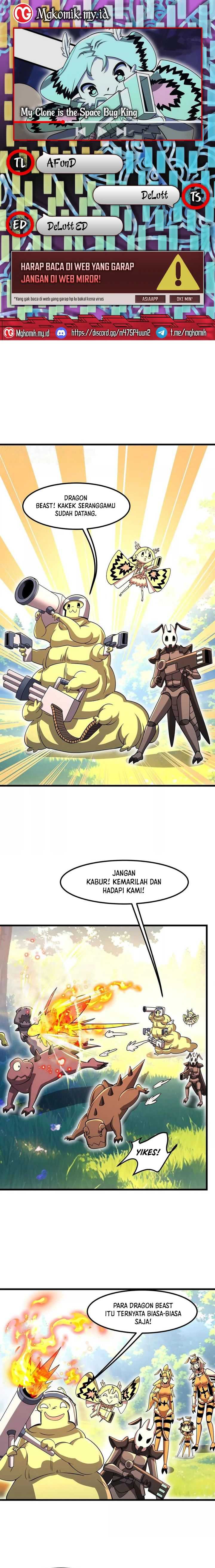 My Clone is the Space Bug King Chapter 36 page 0