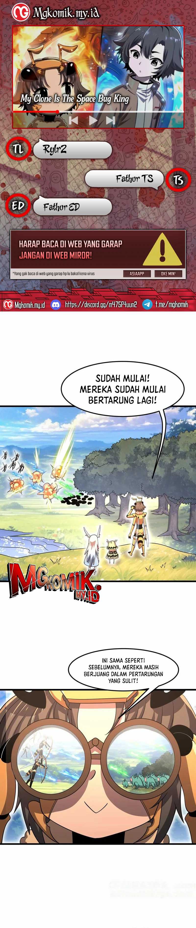 My Clone is the Space Bug King Chapter 40