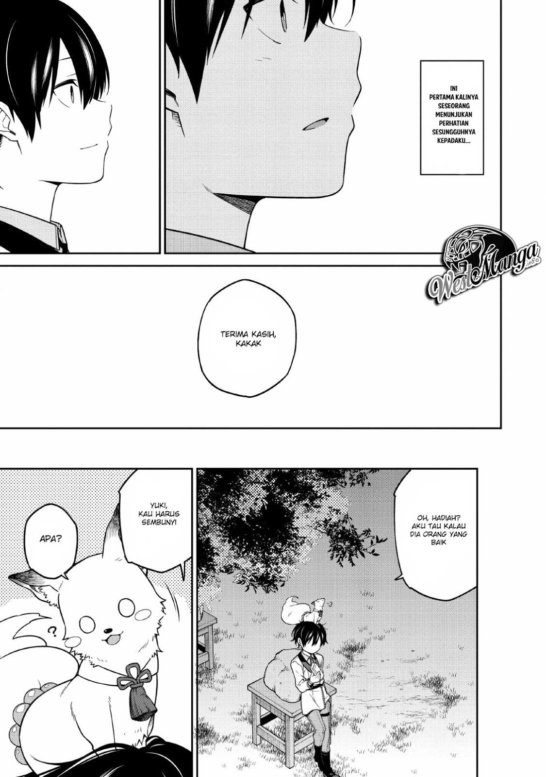 The Reincarnation Of The Strongest Onmyoji ~ These Monsters Are Too Weak Compared To My Youkai~ Chapter 1.2 Bahasa Indonesia page 113