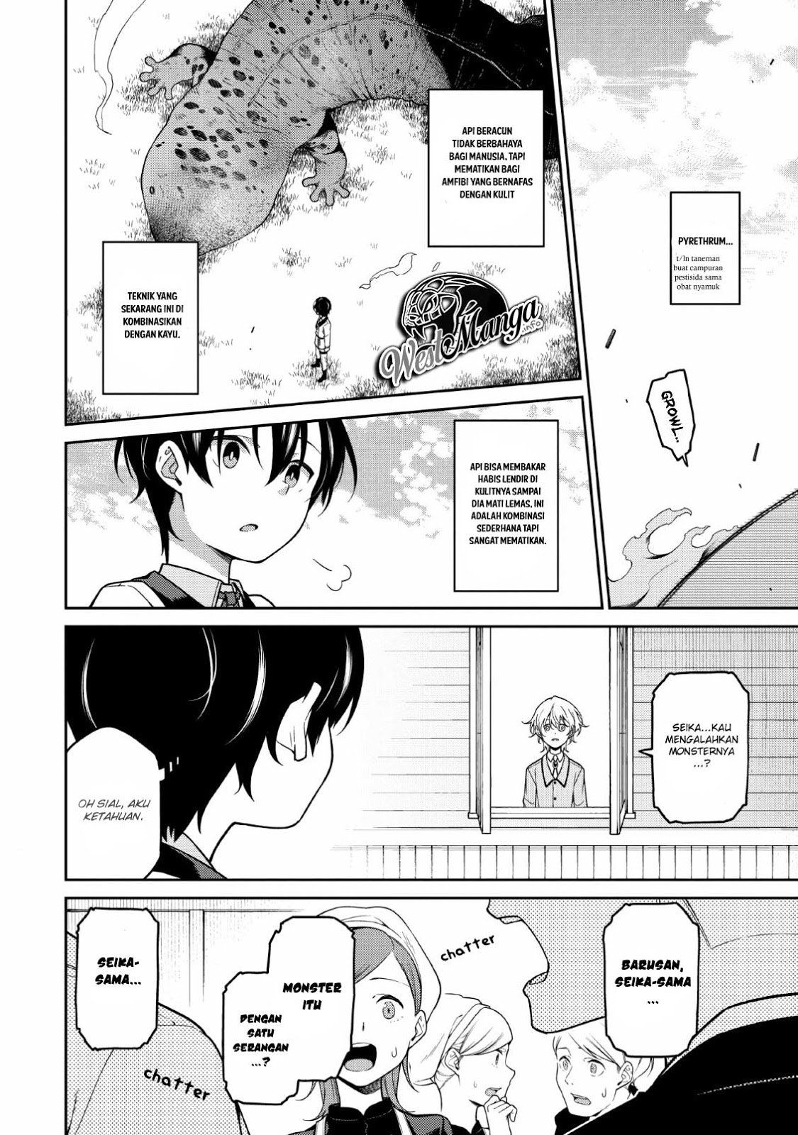 The Reincarnation Of The Strongest Onmyoji ~ These Monsters Are Too Weak Compared To My Youkai~ Chapter 1.2 Bahasa Indonesia page 97