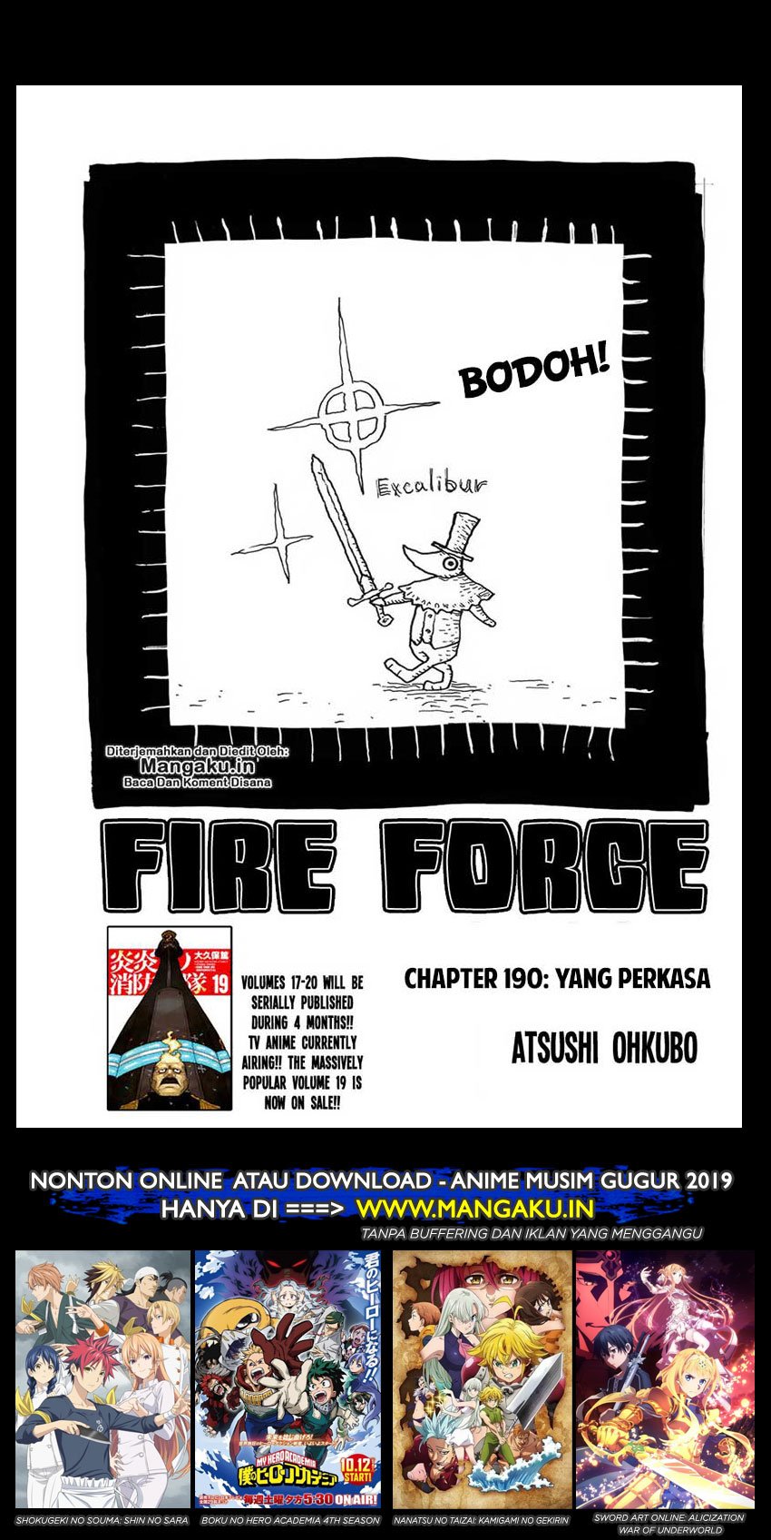 Fire Brigade of Flames Chapter 190