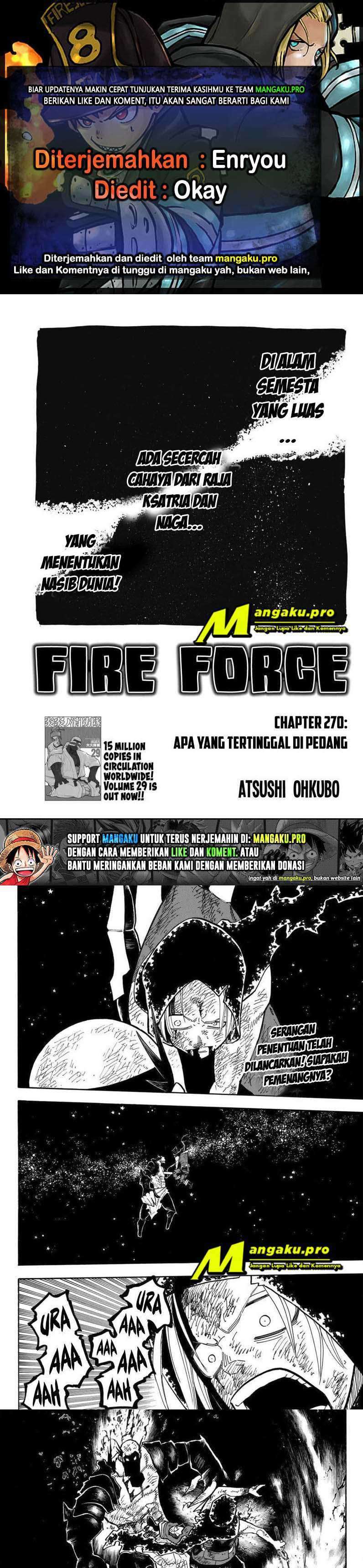 Fire Brigade of Flames Chapter 270