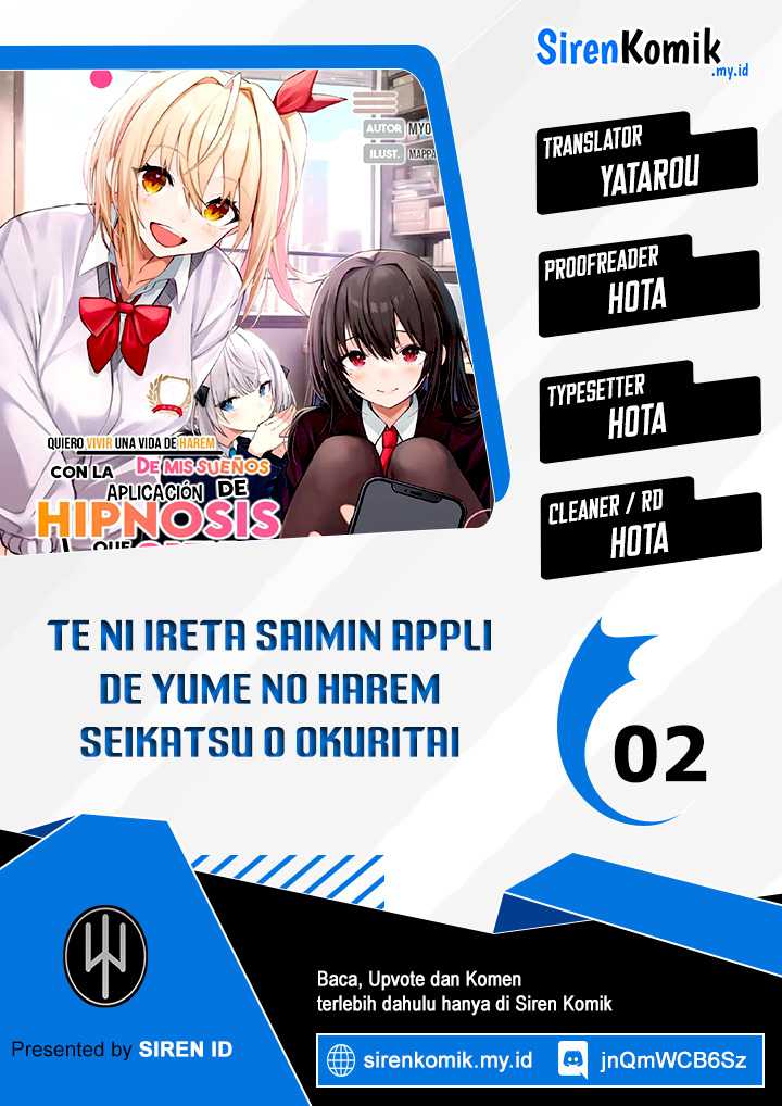 I Want to Live the Harem Life of My Dreams With the Hypnosis App I Got Chapter 02 page 0