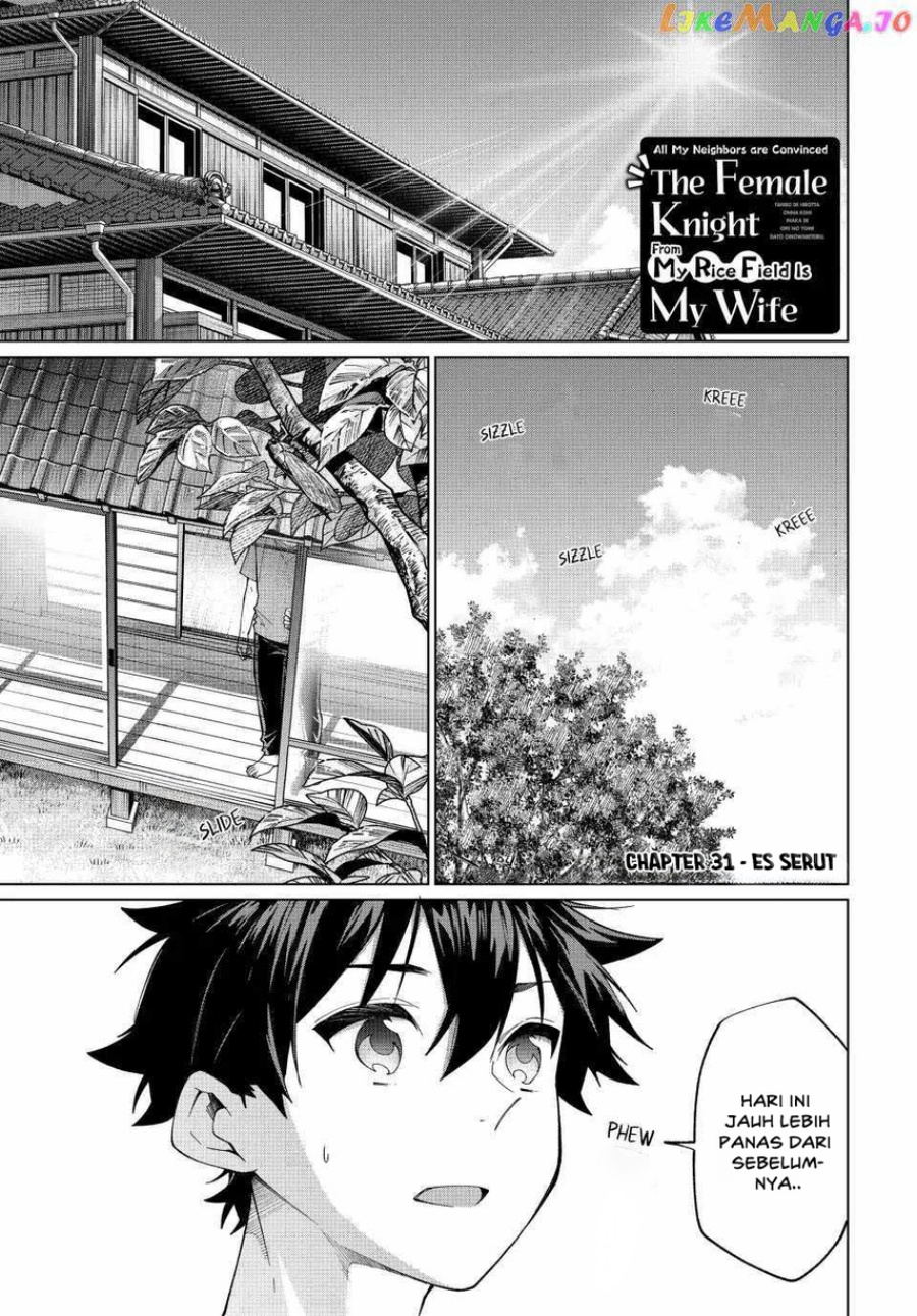 Tanbo de Hirotta Onna Kishi, Inaka de Ore no Yome da to Omowareteiru Chapter 31 page 2