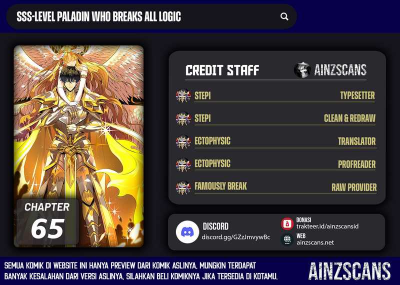 SSS-level Paladin Who Breaks All Logic Chapter 65