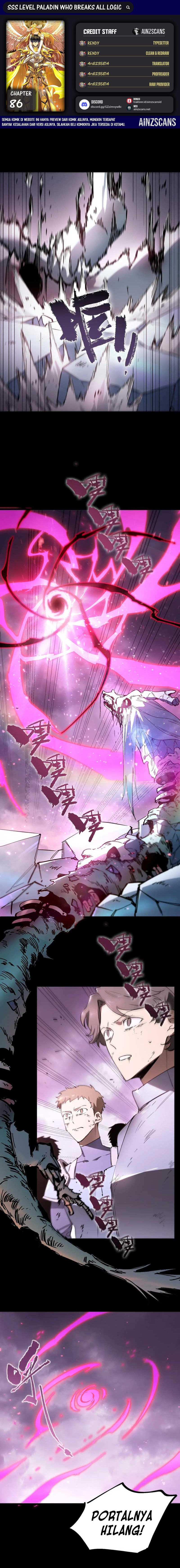 SSS-level Paladin Who Breaks All Logic Chapter 86