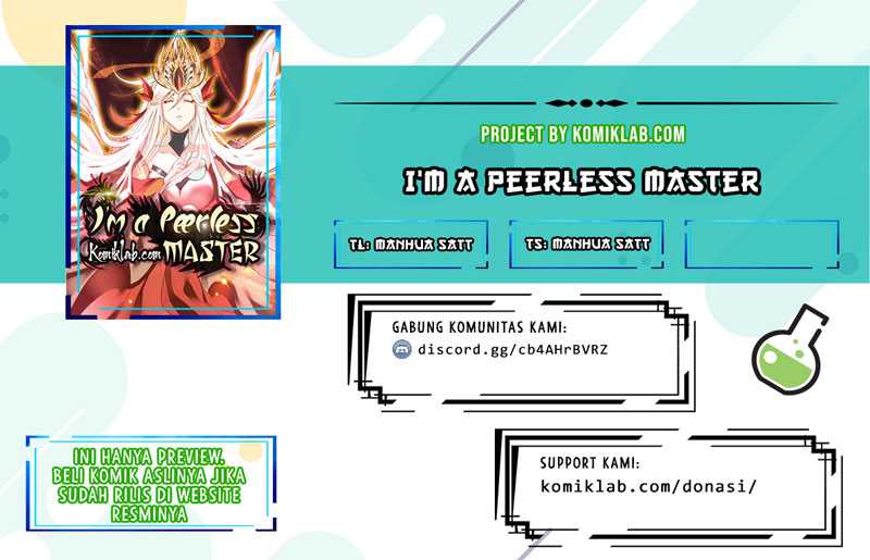 I’m a Peerless Master Chapter 01