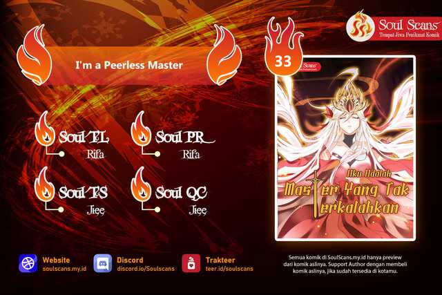 I’m a Peerless Master Chapter 33