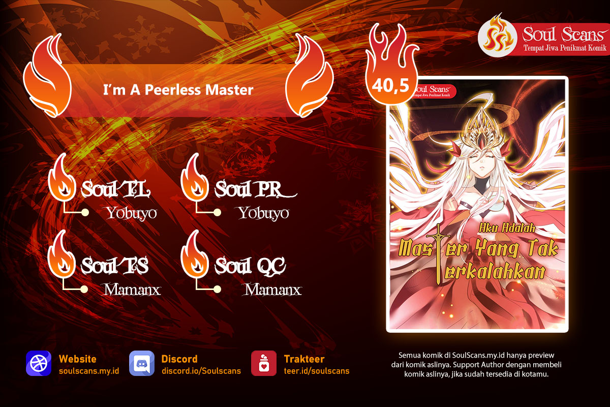 I’m a Peerless Master Chapter 40.5