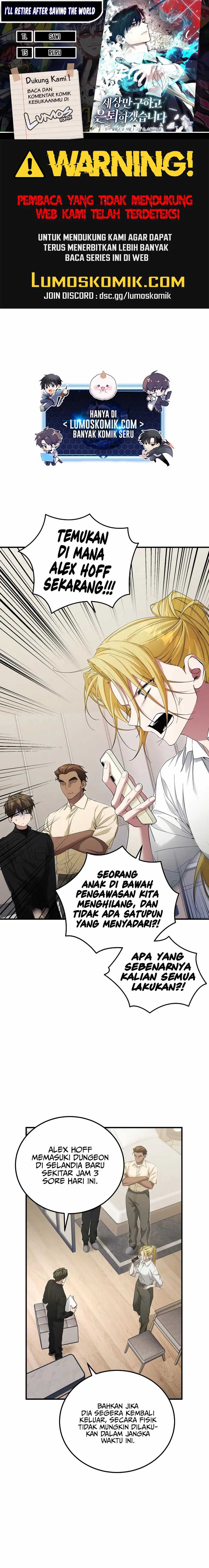 I’ll Retire After Saving the World Chapter 53