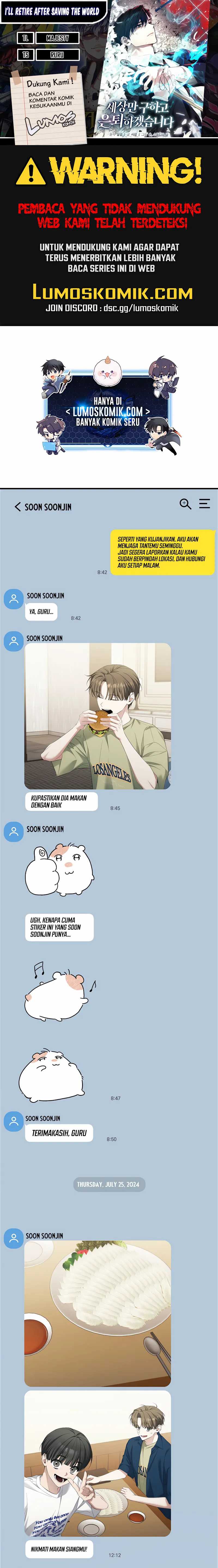 I’ll Retire After Saving the World Chapter 54